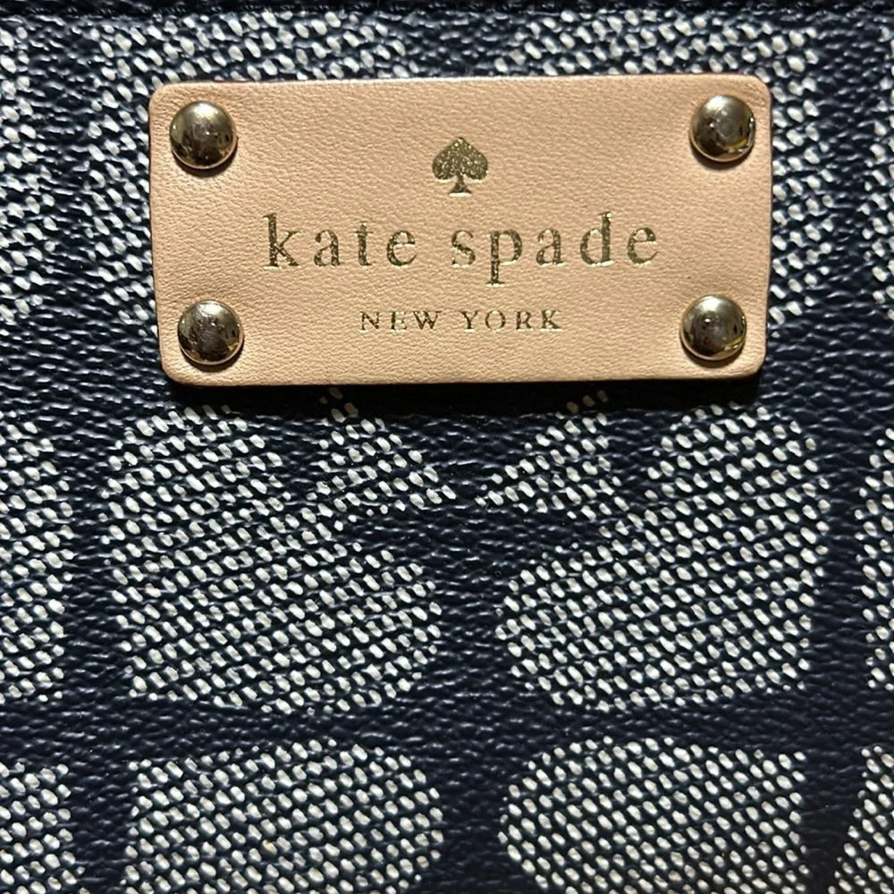 Kate Spade Neda Pebbled Ace of Spades wallet - Picture 2 of 5
